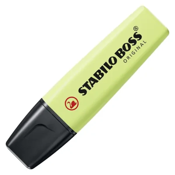 STABILO® BOSS ORIGINAL Pastel - 4 ks súprava - koralovo červená, čerešňová, obláčikovo modrá, limetková (70/4-3)