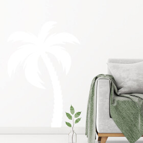 Veselá Stena Samolepka Palma Farba: bílá, Veľkosť: 100 x 69 cm