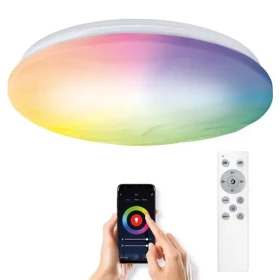 Solight WO792 LED Smart tropné svetlo Wave / 30W / 2300lm / RGB + CCT / wifi / okrúhle 38 cm (WO792)