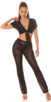 Sexy Koucla Mesh Highwaist Pants / Cover-Up black M