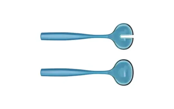 Guzzini DOLCEVITA tyrkysová / Šalátový príbor / bioplast / 28 cm (29730148)