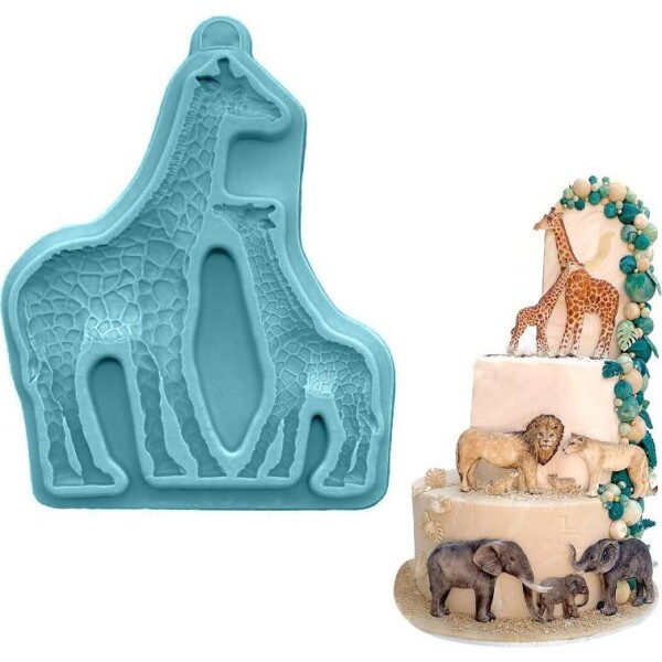 Silikónová formička – žirafa 15,5×12 cm - Cakesicq - Cakesicq