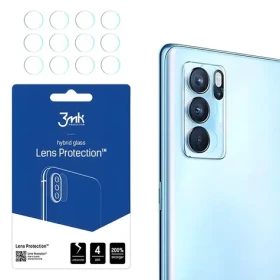 3mk Lens Protection Oppo Reno 6 Pro+ 5G PENM00 / Ochranné sklo na fotoaparát / Hybridné sklo / 4 ks