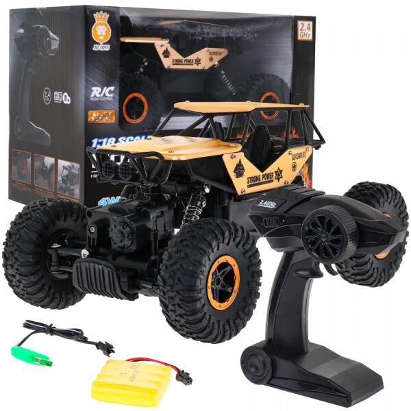 Mamido Terénne autíčko na diaľkové ovládanie Crawler Monster 1:18 zlaté