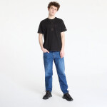 Tričko Tommy Jeans Relaxed Tonal Crest Tee Black M
