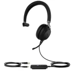 Yealink UH38 Mono (MS Teams) čierna / Mono náhlavná súprava / mikrofón / USB / Bluetooth 5.1 (1308045)