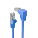 Shiverpeaks modrá / Patch kábel / Cat6 / S/FTP / RJ45 lomený-rovný / 10 m (BS08-64071)