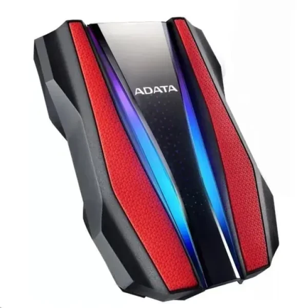 ADATA HD770 1TB červená / Externý HDD / 2.5 / USB 3.2 Gen 1 - (USB 3.0) (AHD770G-1TU32G1-CRD)