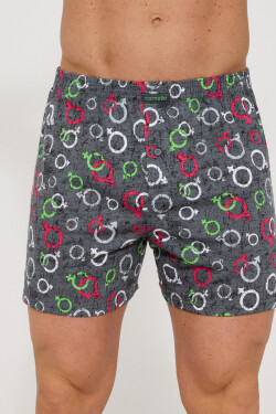BOXERKY CLASSIC 3-5XL W/26 šedá 4XL
