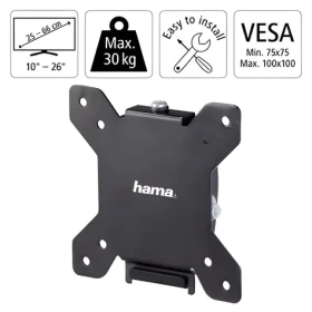 HAMA nástenný držiak TV / Naklápací / 100x100 / až 30 kg