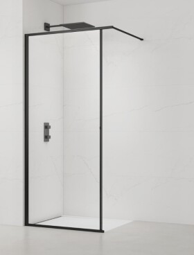 Sprchová zástena SAT Walk-In so stieracou lištou 120 cm SATWISL120C SATWISL120C