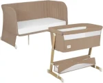 Lionelo Postieľka Thomi PLUS 5v1 Beige Carmel (LO-THOMI PLUS BEIGE CARMEL)