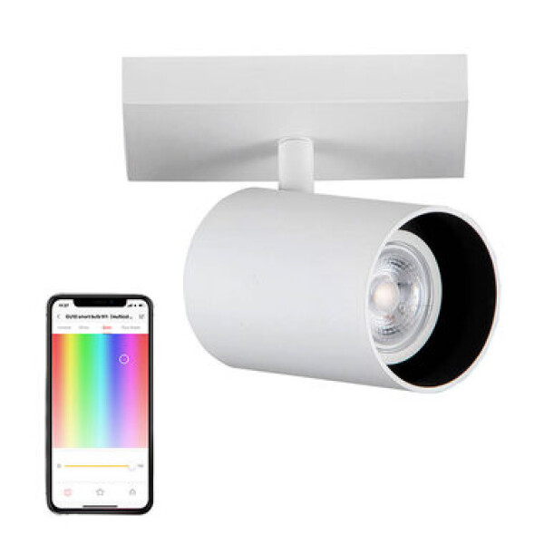 Yeelight SMART Spotlight biela / stropné svietidlo / LED / 16 miliónov odtieňov / 6500 K / 350 lm / Wi-Fi (6924922224709)