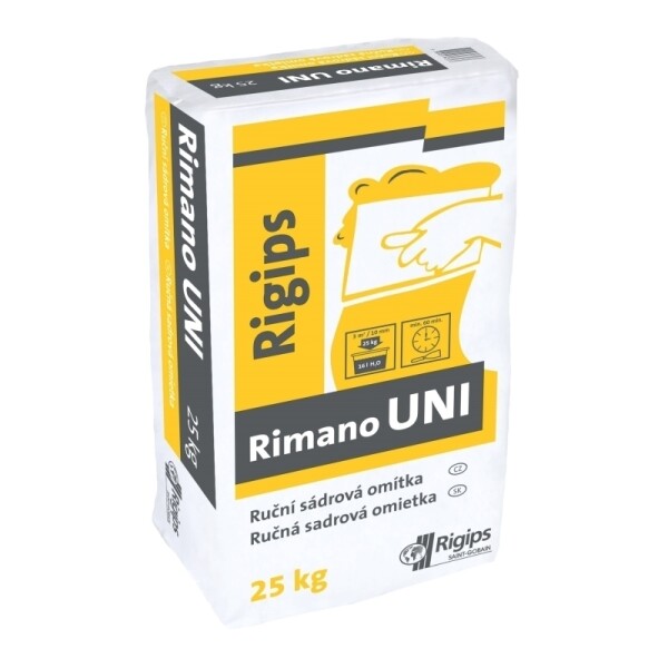 Omietka sadrová Rigips Rimano UNI 25 kg