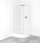 SAT - Set sprchovacieho kúta a vaničky, štvrťkruh 90x90 cm Multi Basic SIKOBKMUS90CH0 SIKOBKMUS90CH0