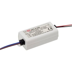 MEAN WELL APC-8-500 LED driver konštantný prúd 8 W bez možnosti stmievania, ochrana proti prepätiu; APC-8-500