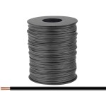 Donau Elektronik 114-11-100 opletenie / lanko 2 x 0.08 mm² čierna 100 m; 114-11-100
