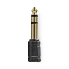 Nedis Stereo audio adaptér jack 3.5 mm (F) - jack 6.35 mm (M) čierna / pozlátené (CABW23930AT)