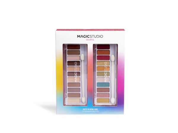 Magic Studio - COLORFUL MATTE vs METAL EYESHADOW PALET