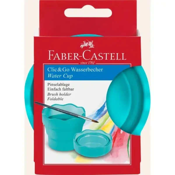 Faber-Castell ClicGo kelímok na vodu - tyrkysová (181580)