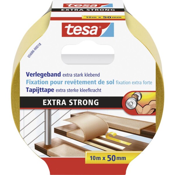 Tesa EXTRA STRONG 05686-00018-11 Gaffer tape oranžová (d x š) 10 m x 50 mm 1 ks; 05686-00018-11