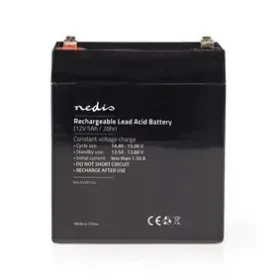 Nedis Dobíjací olovený akumulátor / Olovené / Dobíjací / 12 V / 5000 mAh (BALA500012V)