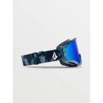 Dámske/pánske snowboardové okuliare Volcom YAE LAGOON TIE DYE/BLUE CHROME s UV ochranou v modrej farbe (VG0722110) Jedna velikost