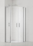 Sprchovací kút štvrťkruh 90x90 cm SAT Fusion SATFUSP90CRT SATFUSP90CRT