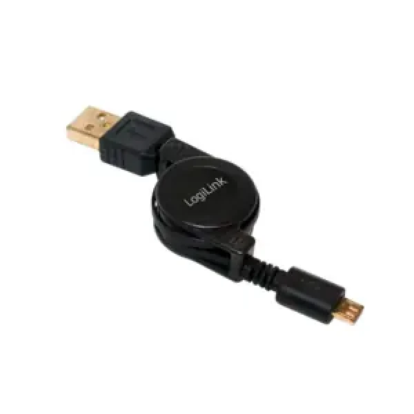 LogiLink USB-A - Micro-USB B čierna / Kábel / 0,75 m (CU0090)