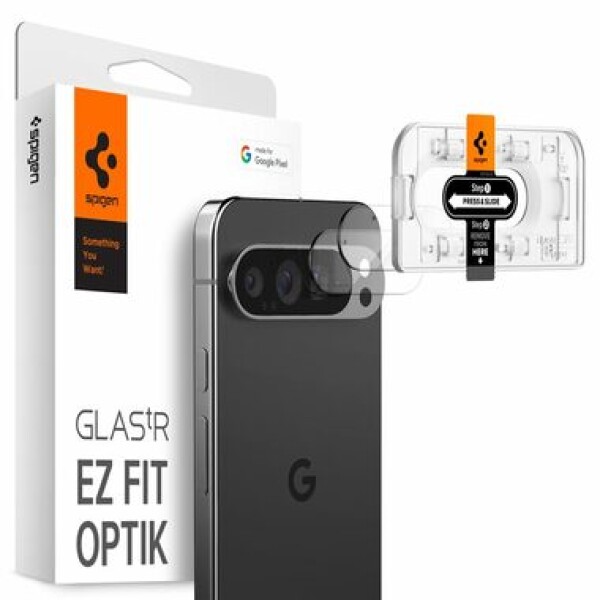 Spigen Glass tR EZ Fit Optik ochranné sklo pre Google Pixel 9 Pro 2ks (AGL08444)