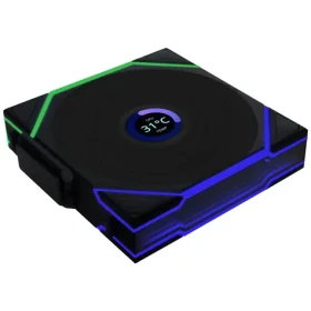 Lian Li UNI FAN TL Wireless LCD Fan Reverse Blade čierna / 120mm / Fluid Dynamic Bearing / 31 dB @ 1900 RPM / 54.3 CFM (12RTLLCD1W1B)