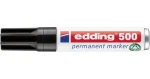 Edding 500 čierna / Popisovač permanentný / okrúhly hrot (4-500001)
