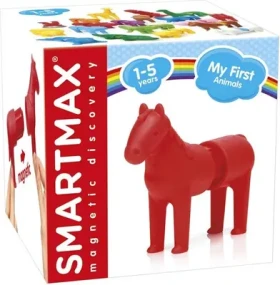 SMARTMAX Magnetická stavebnica Moje prvé zvieratká: Koník 3 dílky