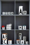 DESIGN LETTERS Espresso hrnčeky Letters 100 ml - set 4 kusov