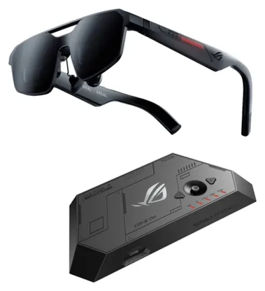 Asus ROG XREAL R1-B / AR okuliare / Micro OLED / 240Hz / virtuálny 171" displej / FOV 57 ° (90LJ00M5-B02670)
