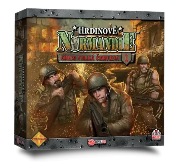 Asmodee Hrdinovia Normandia: Edícia Veľká červená 1