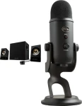 Logitech Z533 čierna + Yeti USB Blackout / Sada repro a mikrofón / 2.1 / 120 W / USB