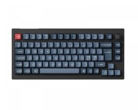 Keychron Keychron V1 MAX 75% Knob Wireless Tri-Mode QMK/VIA Gateron Jupiter Banana Switch Carbon Black