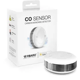 Fibaro CO senzor pre Apple HomeKit biela / detektor oxidu uhoľnatého / teplotný snímač / zvuková výstraha (FGBHCD-001)