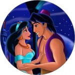 Jedlý papier Jasmína a Aladin 19,5 cm - Pictu Hap - Pictu Hap
