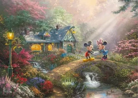 Schmidt Puzzle Mickey Minnie: Nostalgická plechová krabička
