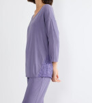 TIMELESS SENSUALITY - čipkovaný pyžamový set, mäkký modal Triumph LILAC 40