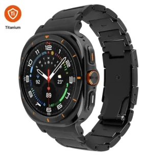 FIXED Titanium Strap čierna / Remienok / Samsung Galaxy Watch Ultra / Titan / PVD úprava (FIXTST-1384-BK)