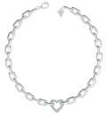 Guess Výrazný oceľový náhrdelník Beloved JUBN05015JWRHT/U