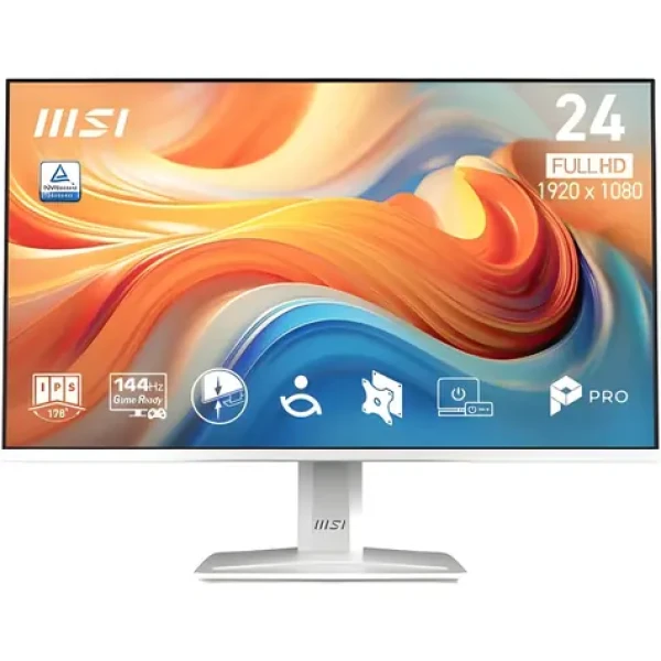 23.8" MSI PRE MP243W E14 biela / Monitor / IPS / Full HD / 144Hz / VESA (PRO MP243W E14)