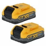 DeWalt DCBP318S2 / Akumulátor XR PowerStack / 18V / 3,5 Ah / Li- ION / 2ks (DCBP318S2-XJ)