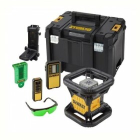 DeWalt DCE079D1G / Zelený rotačný laser / 1x Aku 2.0 Ah / nabíjačka / kufor / príslušenstvo (DCE079D1G)