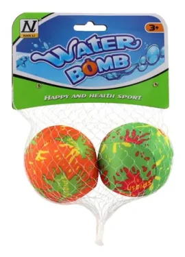 TEDDIES Vodné bomby 2 ks / Vodné bomby / Látka / 7 cm / vek 3+