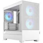 Fractal Design Pop Mini Air RGB Clear Tint biela / mATX / 2x USB 3.0 / 3x 120mm / bez zdroja / priehľadná bočnica (FD-C-POR1M-01)