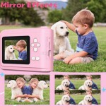 R2 Detský fotoaparát s okamžitou tlačou ružový